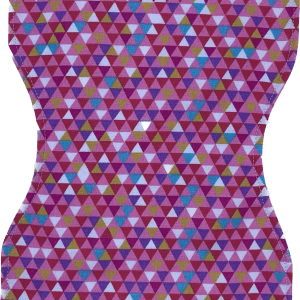 Colourful-Triangles High Quality Hand Made Cotton Burp Cloth