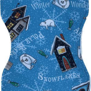 Polar-Bear High Quality Hand Made Cotton Burp Cloth