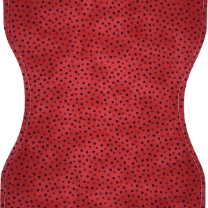 Red-Spotty High Quality Hand Made Cotton Burp Cloth